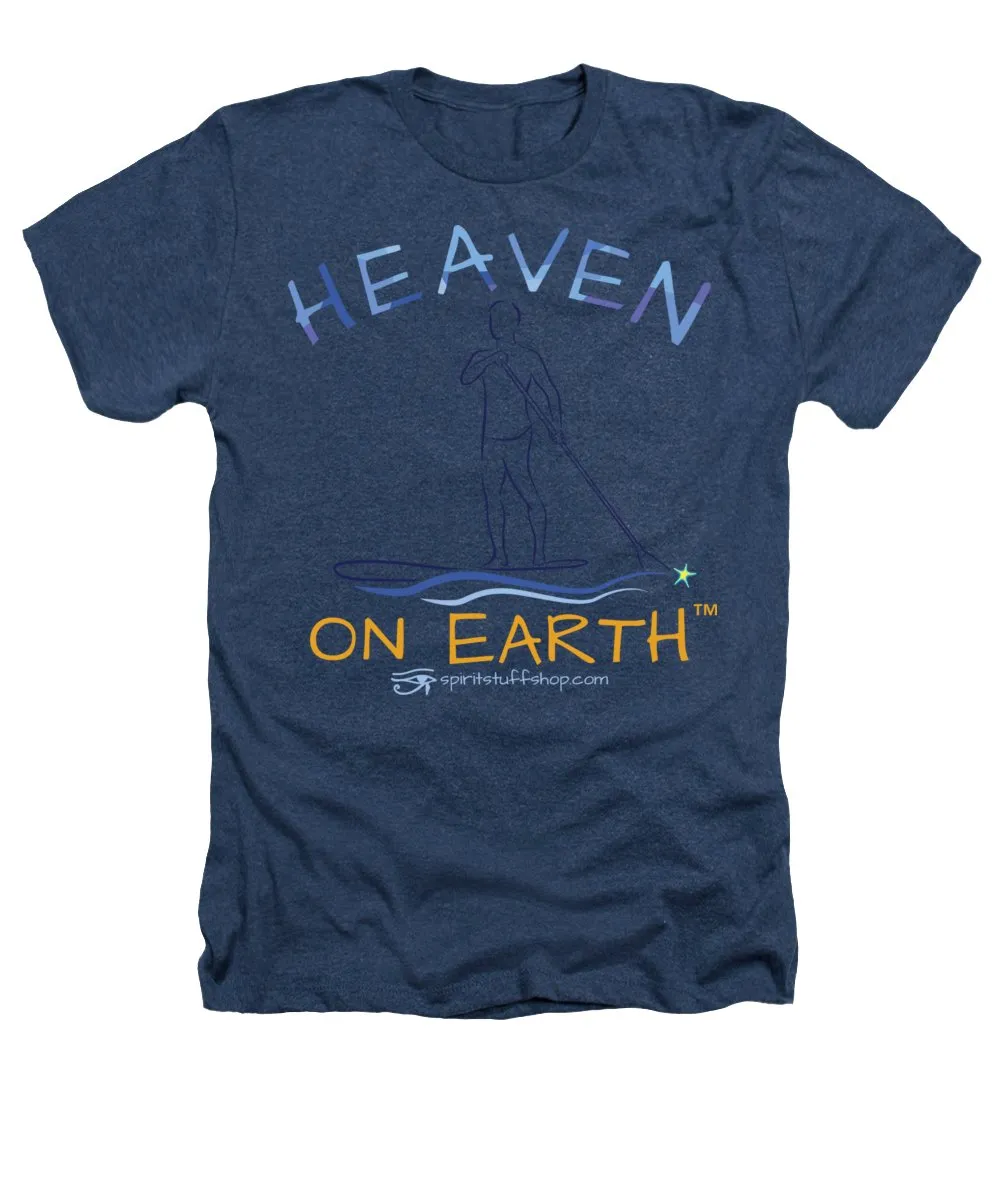 Paddle Board Heaven On Earth - Heathers T-Shirt
