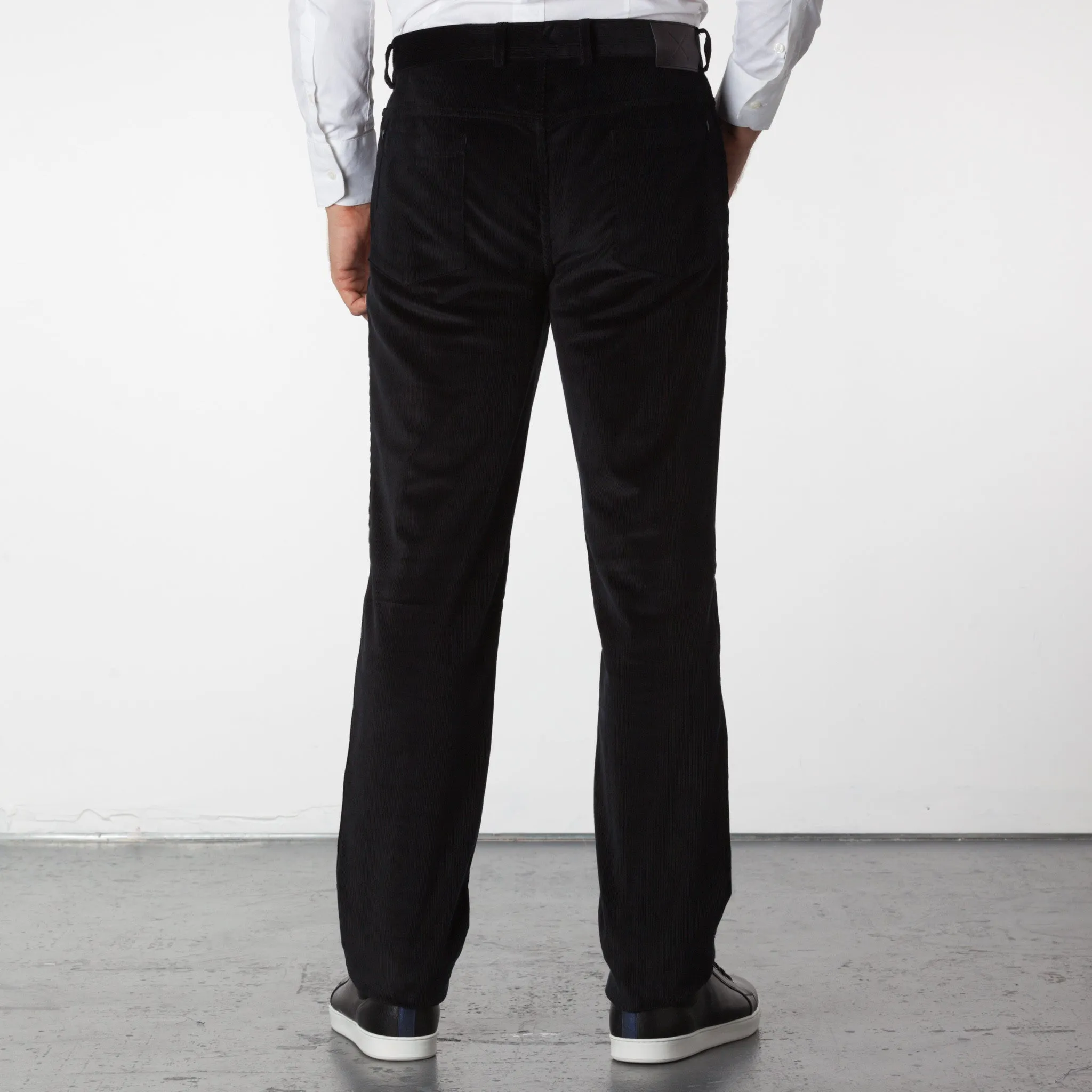 Parker 5 Pocket Corduroy Pants - Black