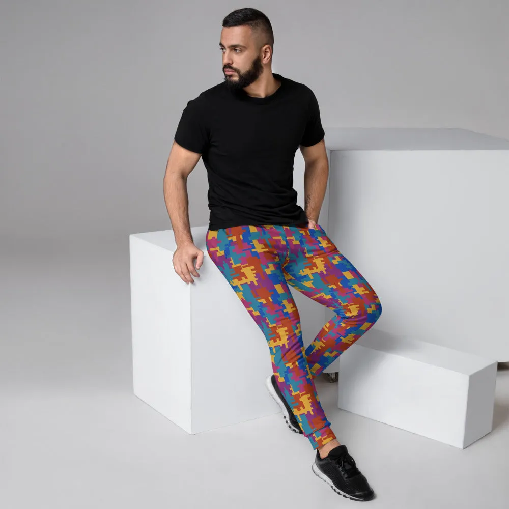 Patterned Men's Joggers | Multicoloured Forever Linked