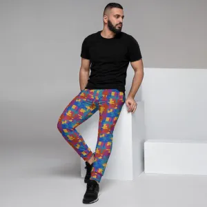 Patterned Men's Joggers | Multicoloured Forever Linked