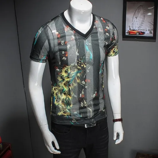 PEACOCK MESH SHIRT