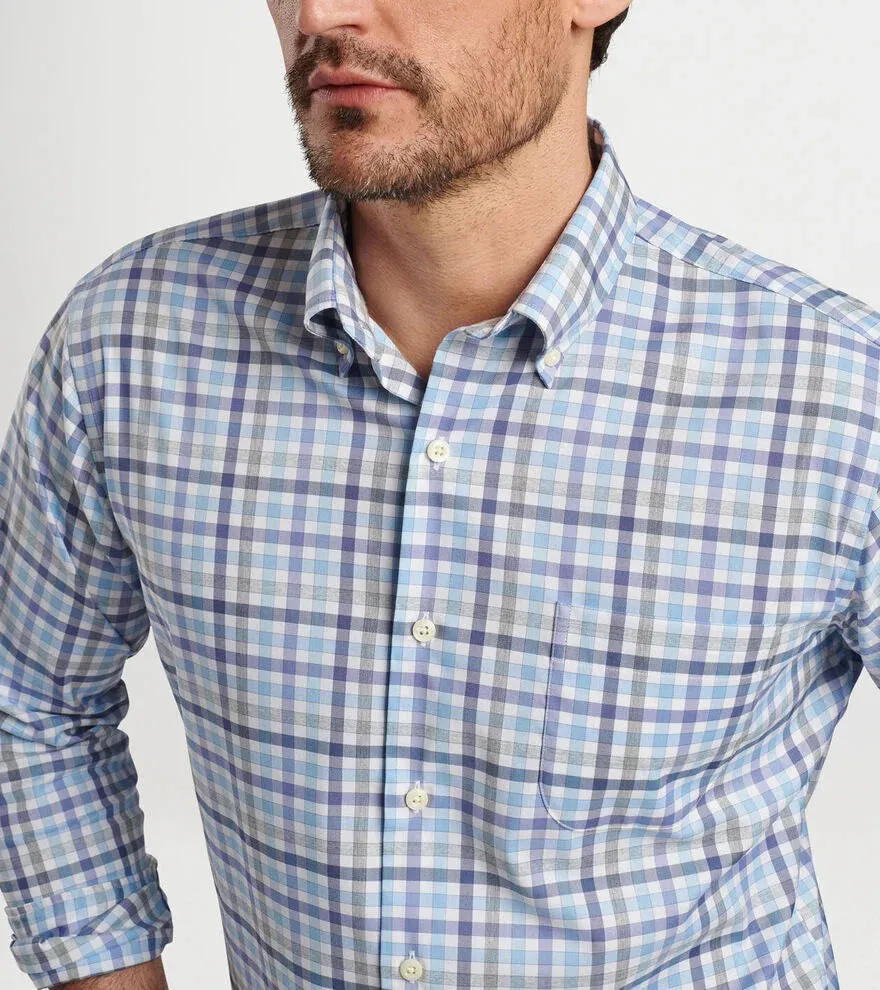 Peter Millar Chambly Cotton Stretch Sport Shirt - White