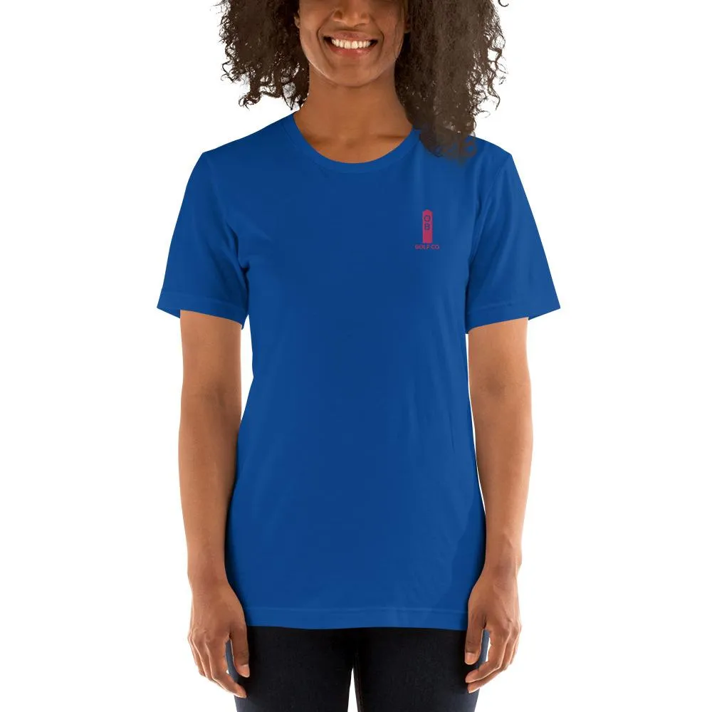 Pink OB Stake Embroidered T-Shirt