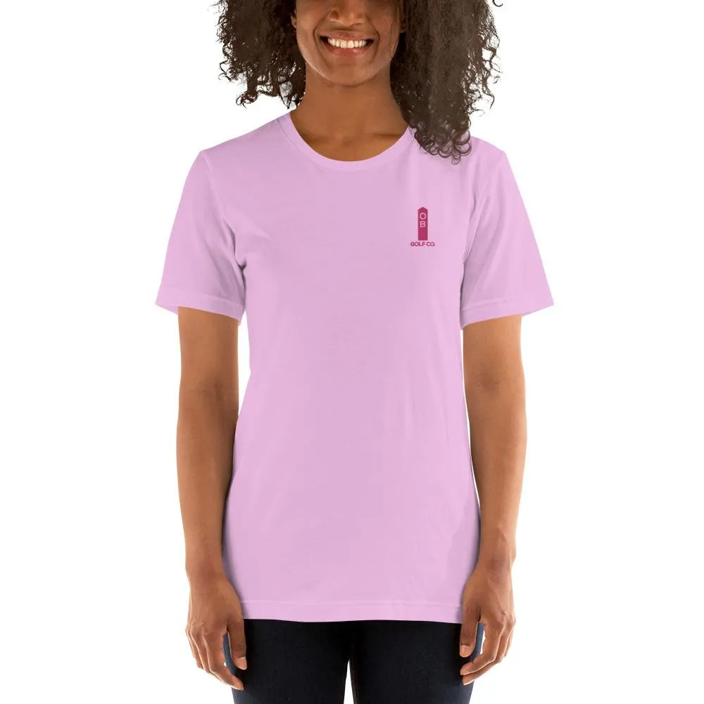 Pink OB Stake Embroidered T-Shirt