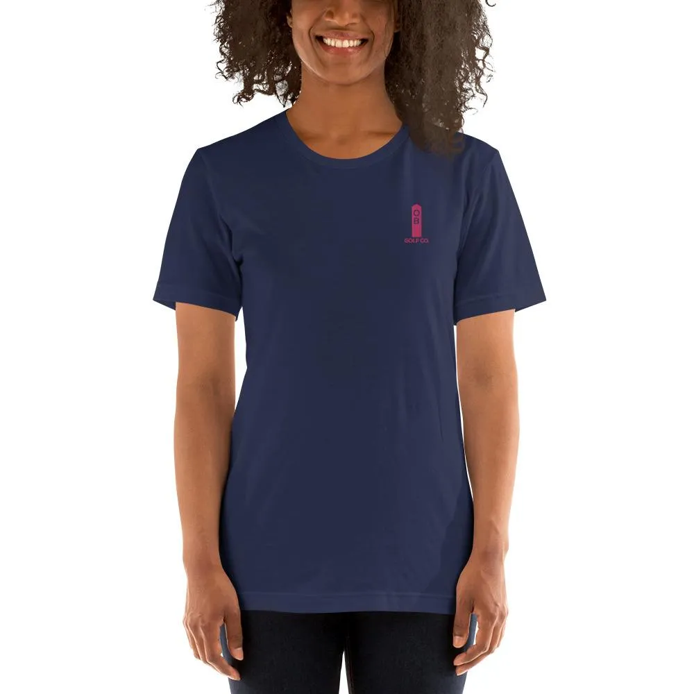Pink OB Stake Embroidered T-Shirt