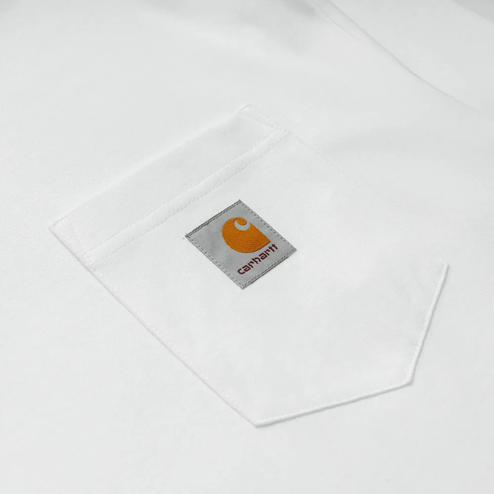 Pocket Loose L/S Tee | White