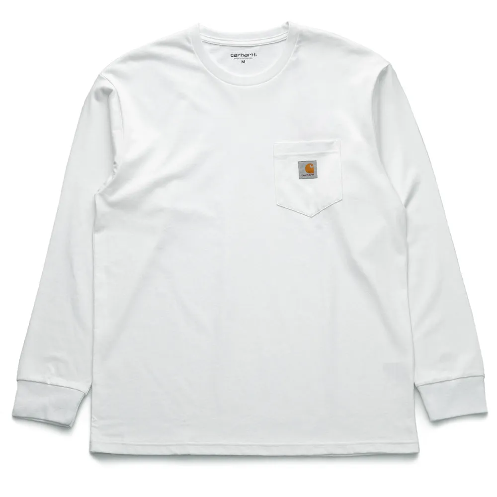 Pocket Loose L/S Tee | White