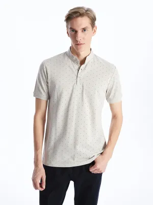 Polo Neck Short Sleeve Pique Men's T-Shirt