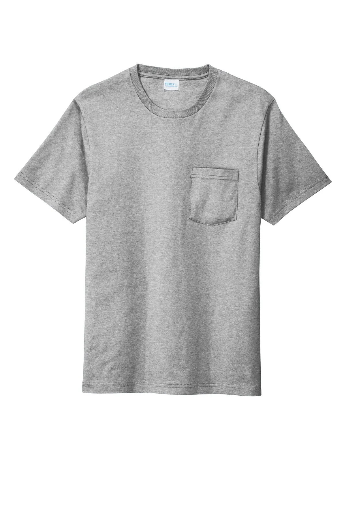 Port & Company Bouncer Pocket Tee PC600P Athletic Heather