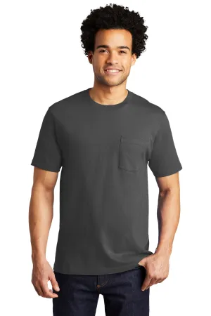 Port & Company Bouncer Pocket Tee PC600P Coal Grey