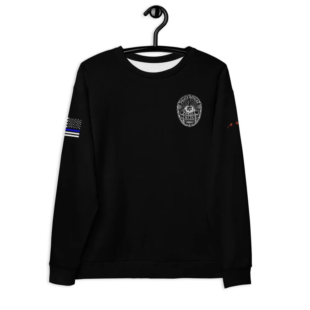 Powell Police Premium Core Men's Crewneck Performance Sweatshirt - 6NLFdh