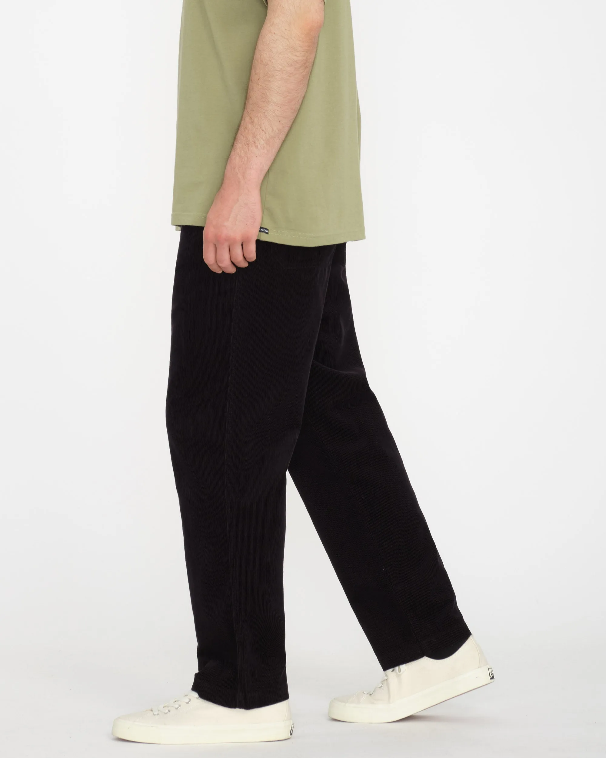 Psychstone Elasticated Waist Trousers - BLACK