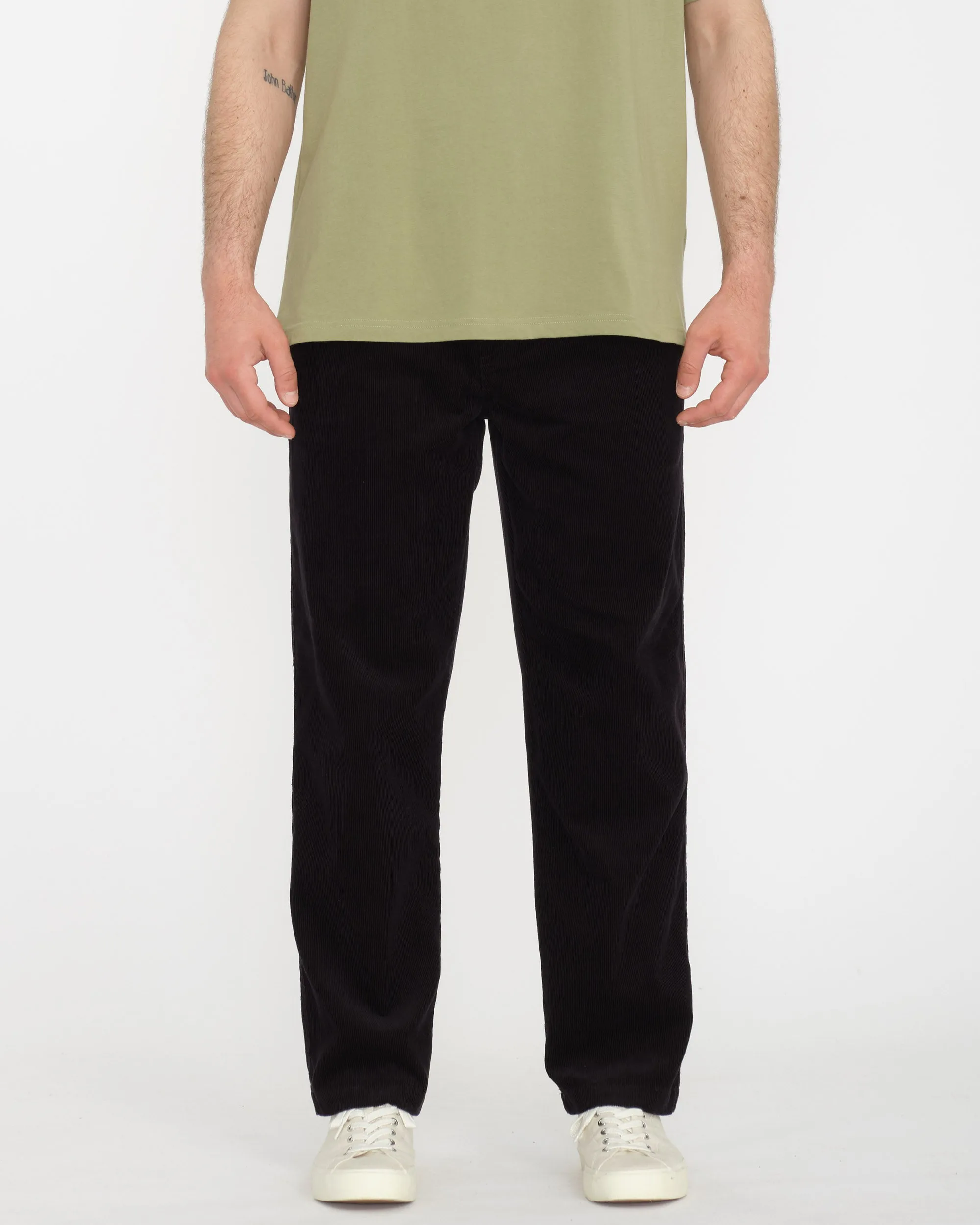 Psychstone Elasticated Waist Trousers - BLACK