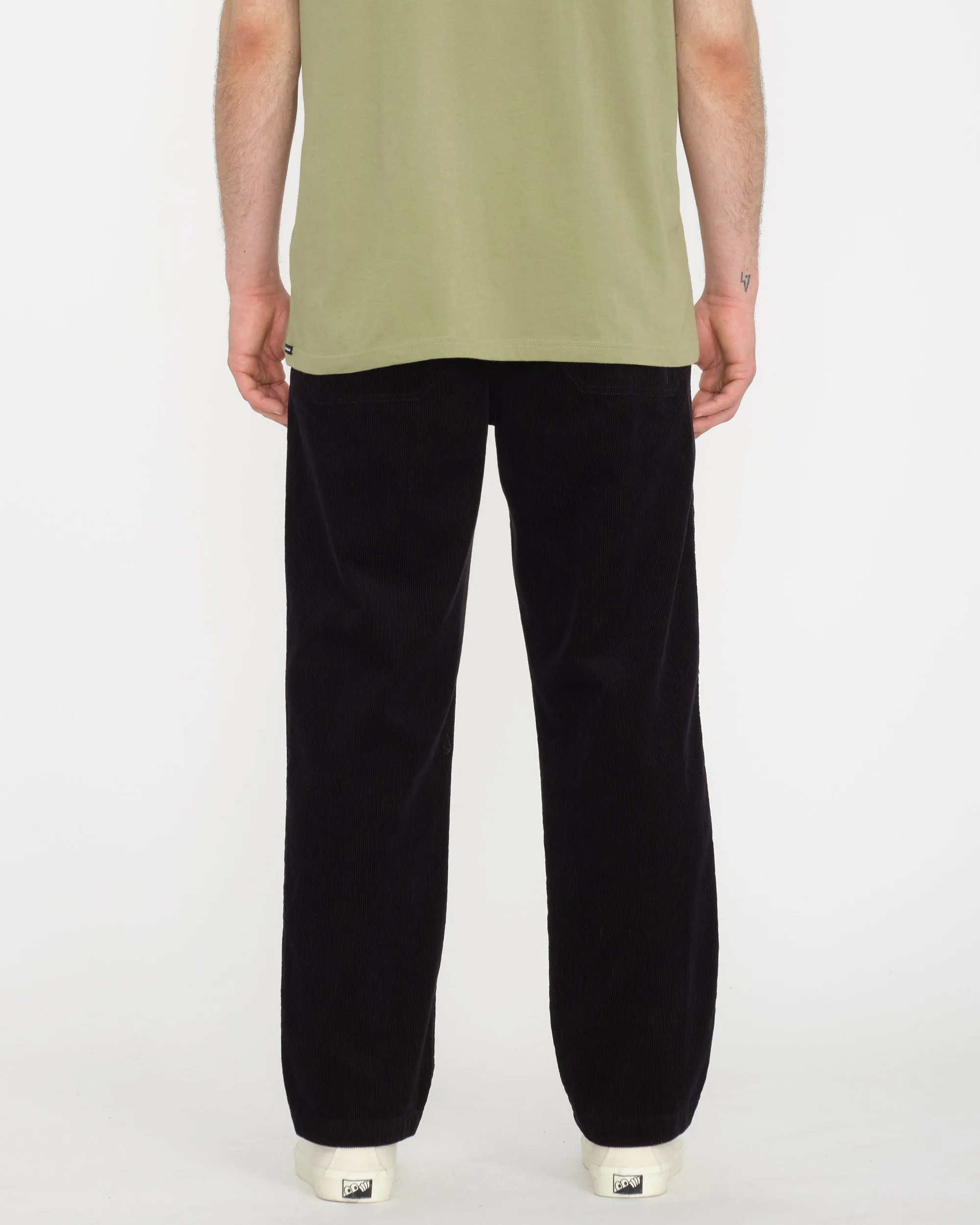 Psychstone Elasticated Waist Trousers - BLACK