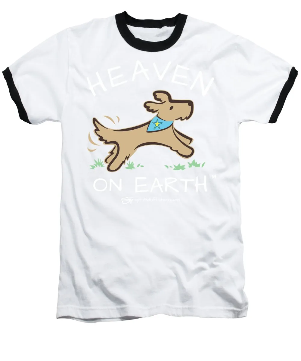 Pup/dog Heaven On Earth - Baseball T-Shirt