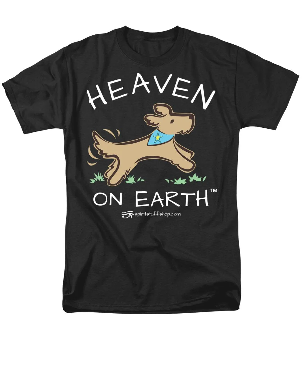 Pup/dog Heaven On Earth - Men's T-Shirt  (Regular Fit)