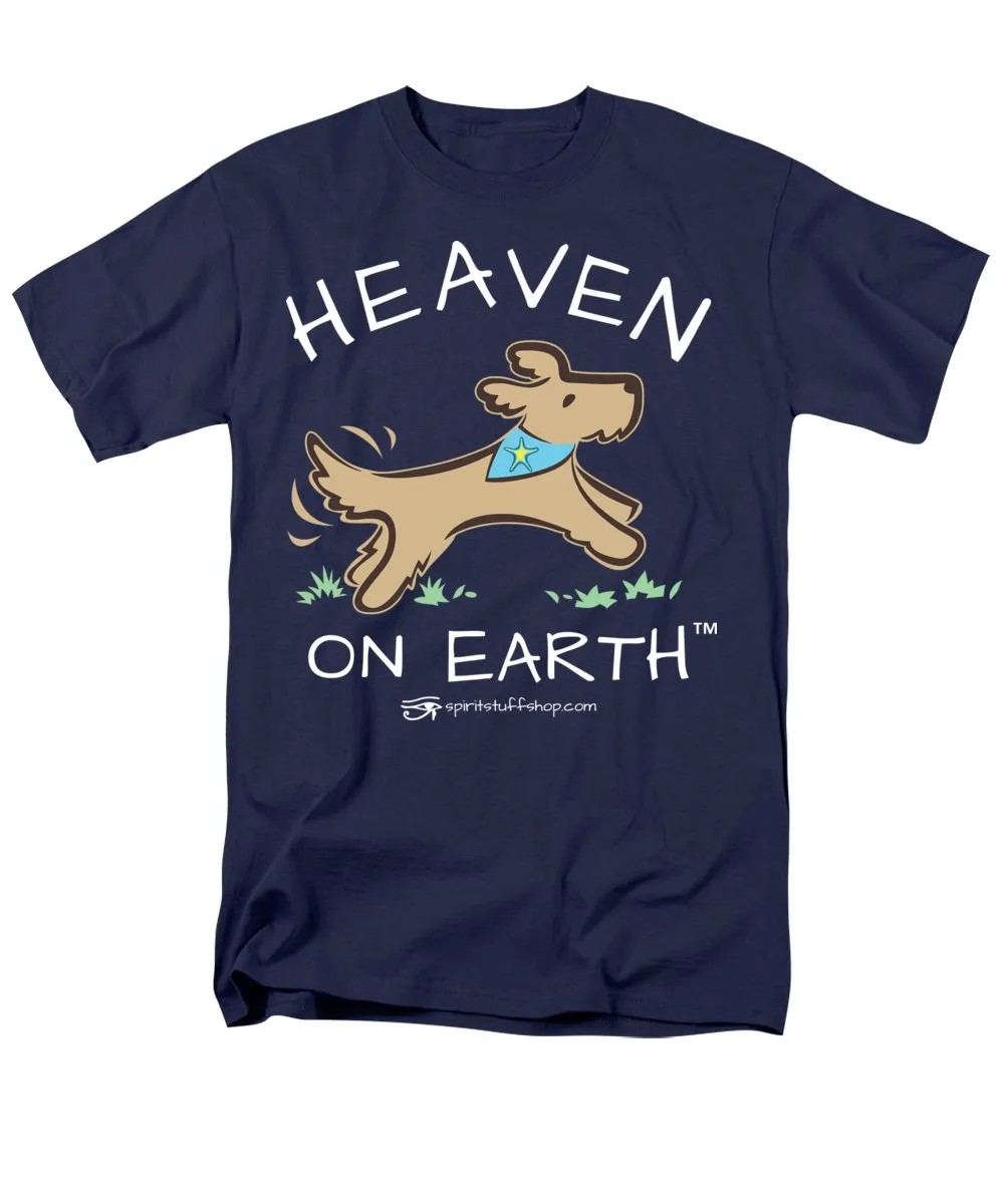 Pup/dog Heaven On Earth - Men's T-Shirt  (Regular Fit)