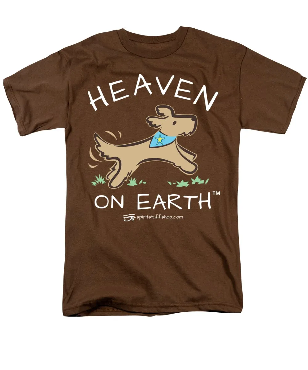 Pup/dog Heaven On Earth - Men's T-Shirt  (Regular Fit)