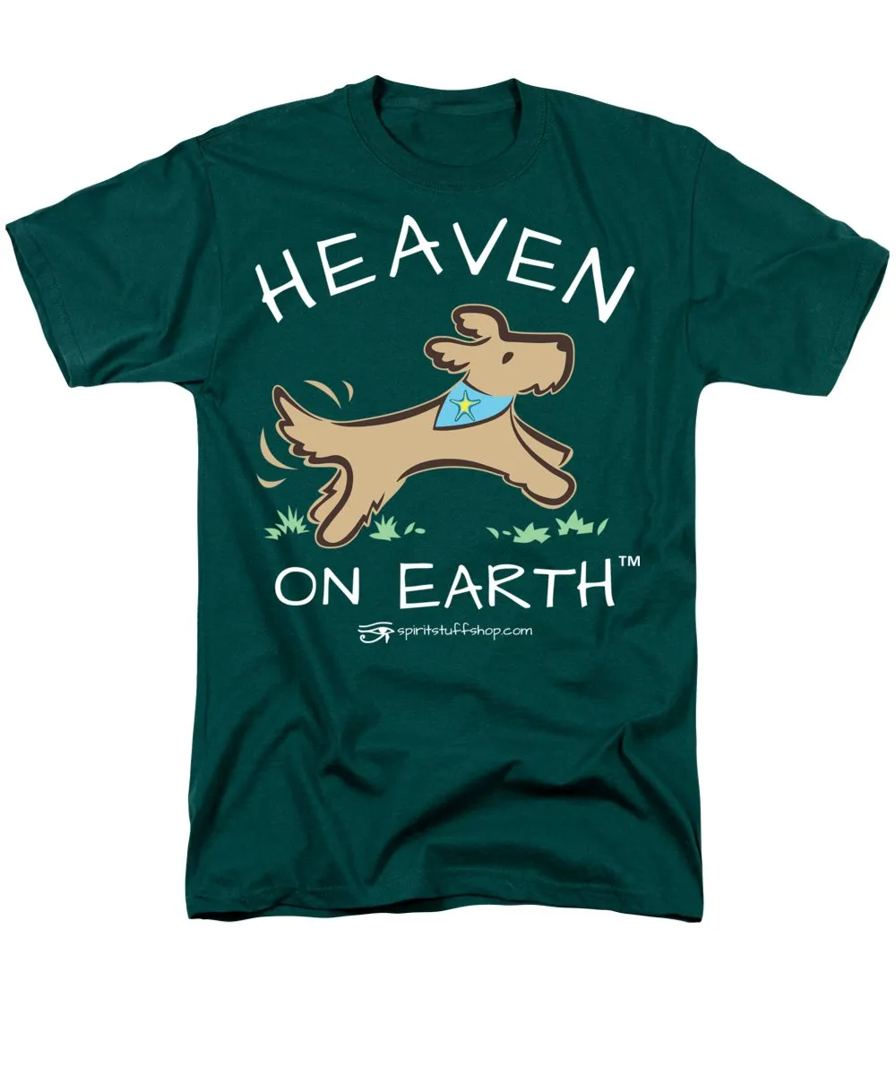 Pup/dog Heaven On Earth - Men's T-Shirt  (Regular Fit)