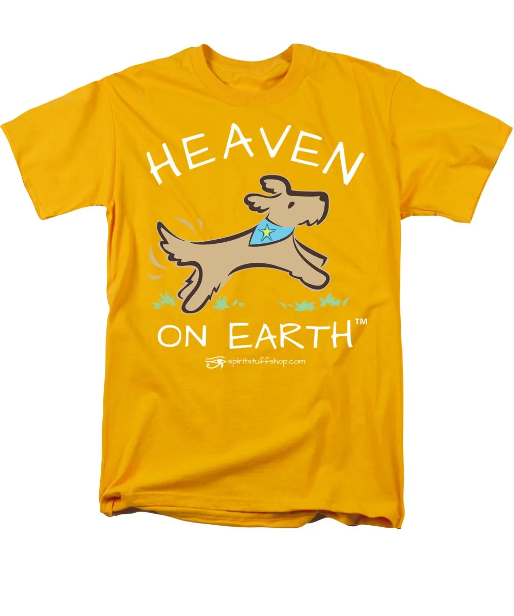 Pup/dog Heaven On Earth - Men's T-Shirt  (Regular Fit)