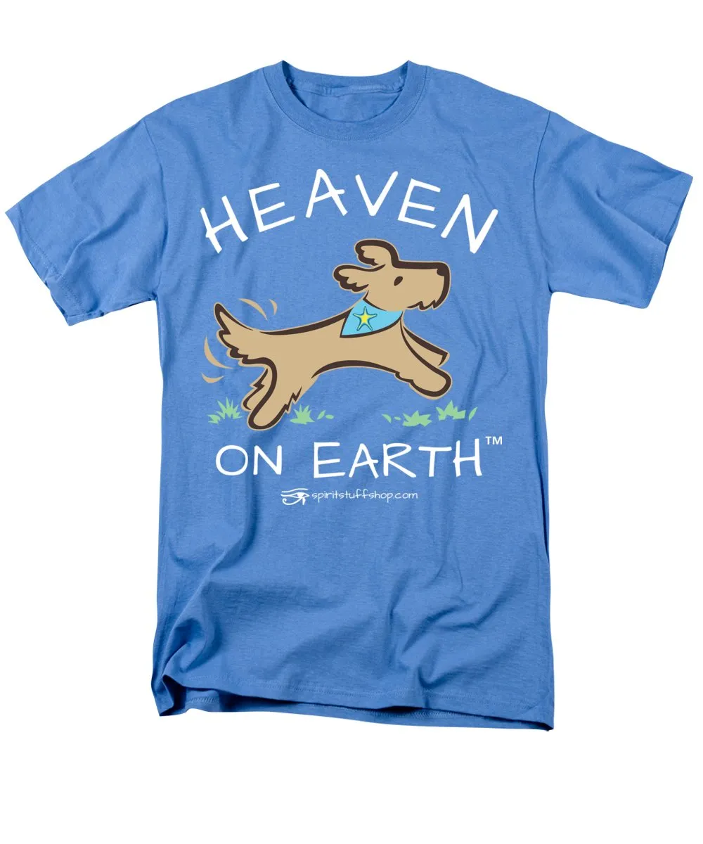 Pup/dog Heaven On Earth - Men's T-Shirt  (Regular Fit)