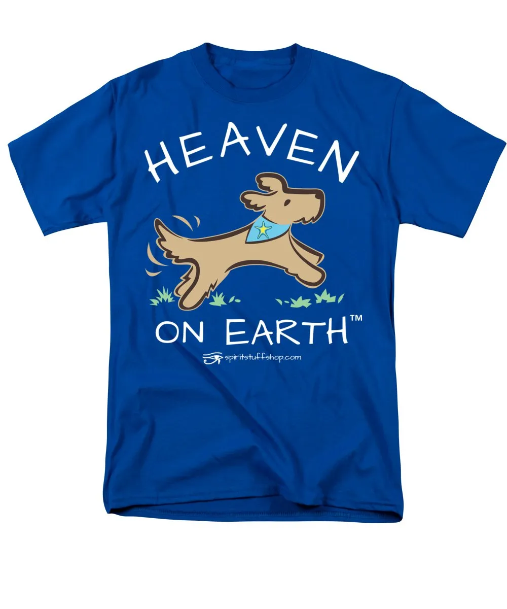 Pup/dog Heaven On Earth - Men's T-Shirt  (Regular Fit)