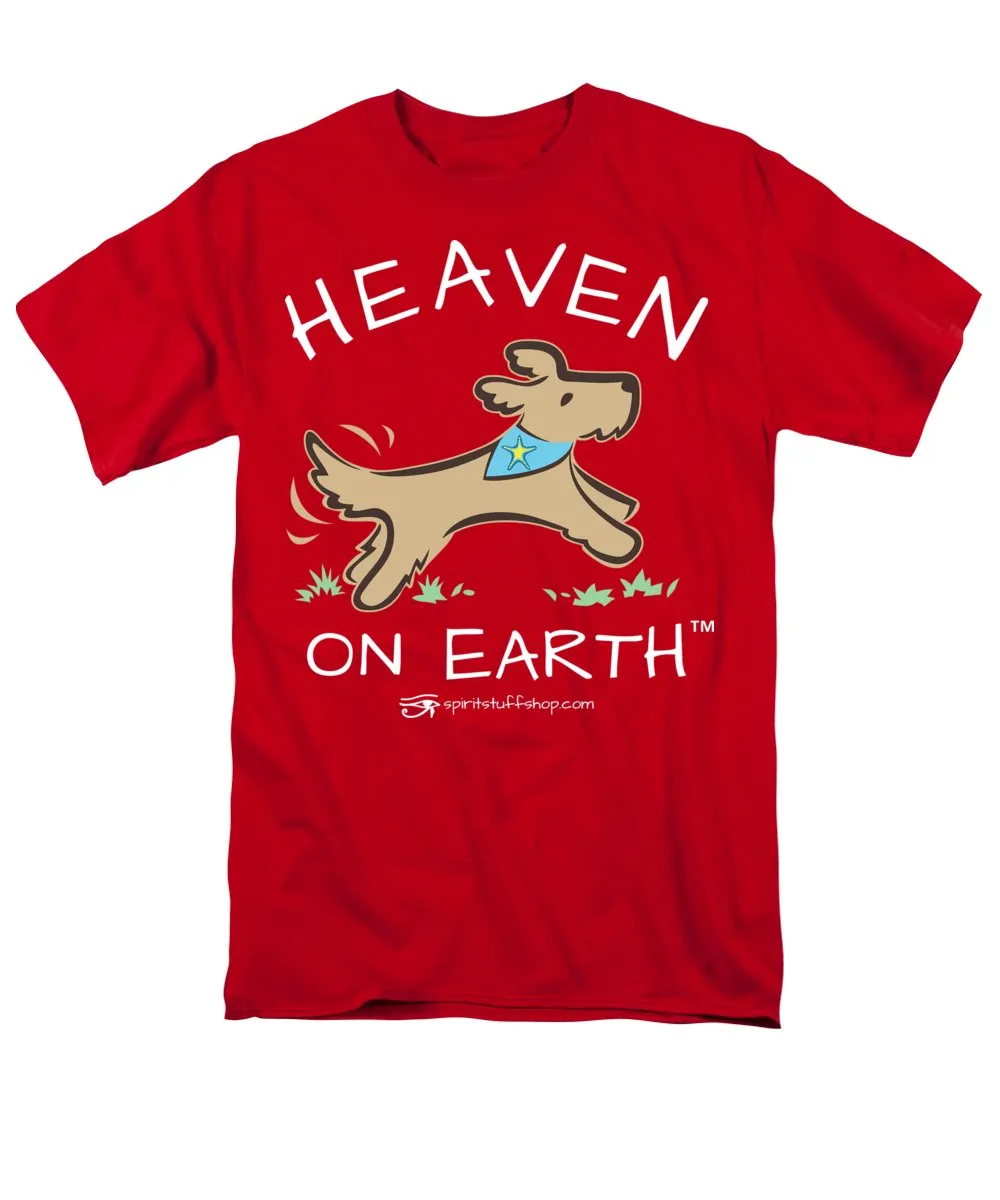 Pup/dog Heaven On Earth - Men's T-Shirt  (Regular Fit)