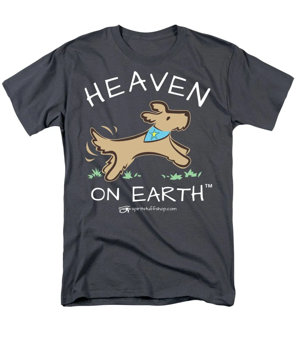 Pup/dog Heaven On Earth - Men's T-Shirt  (Regular Fit)
