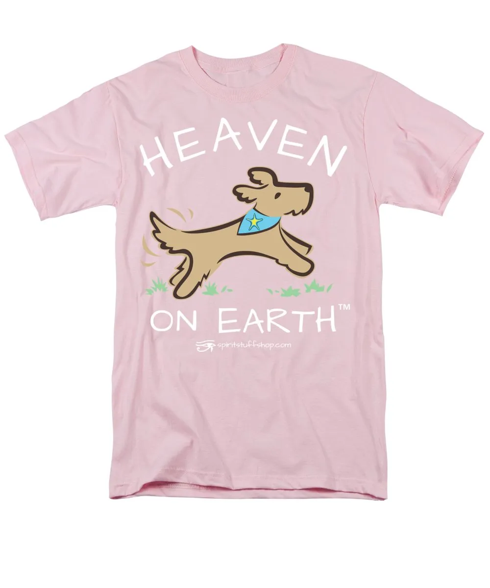 Pup/dog Heaven On Earth - Men's T-Shirt  (Regular Fit)