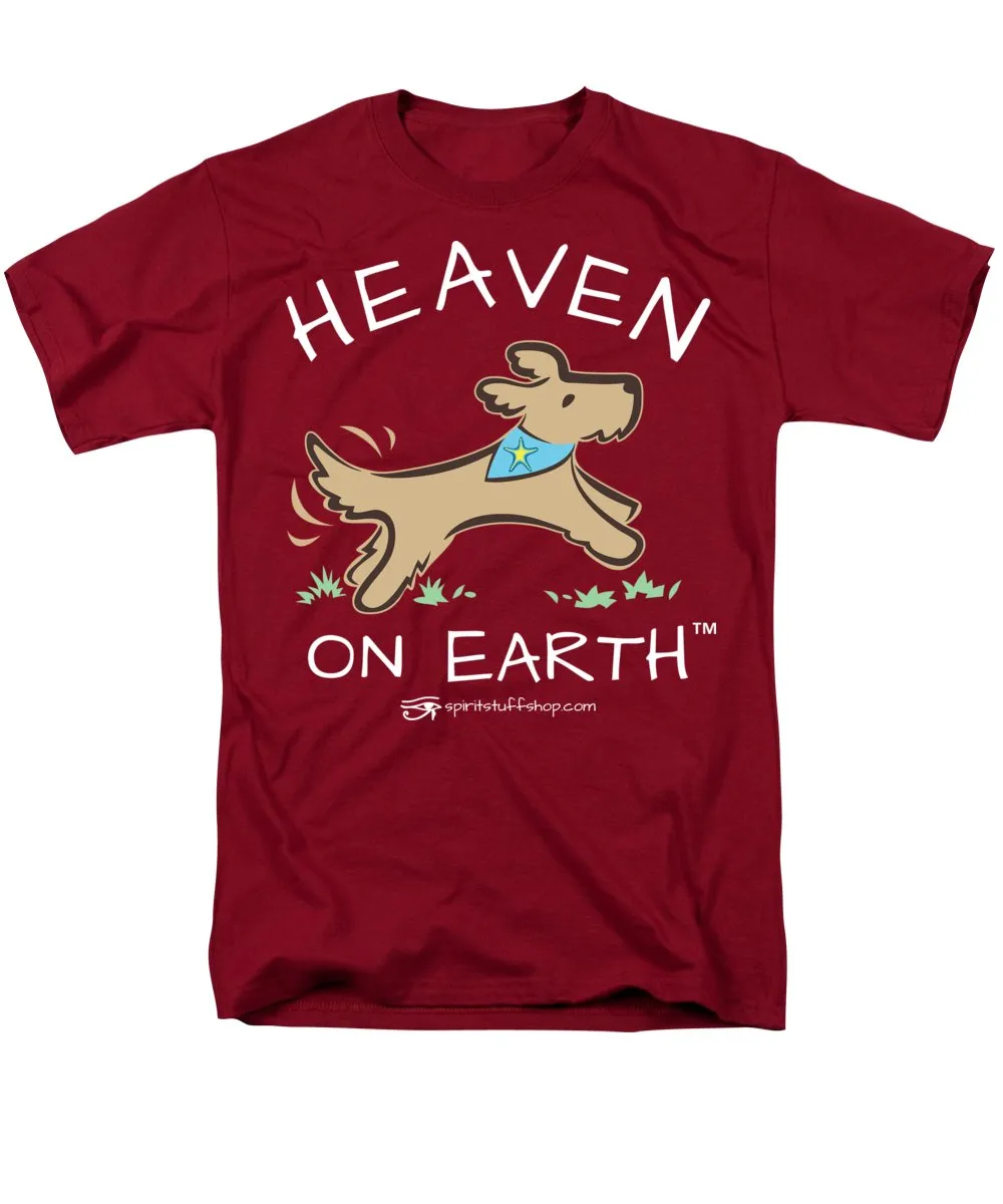 Pup/dog Heaven On Earth - Men's T-Shirt  (Regular Fit)