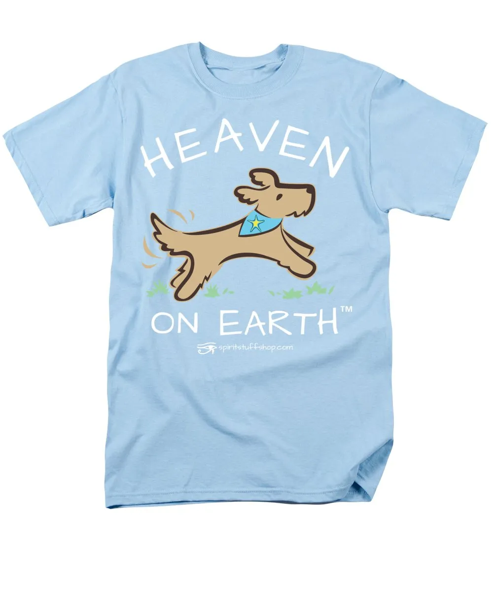 Pup/dog Heaven On Earth - Men's T-Shirt  (Regular Fit)