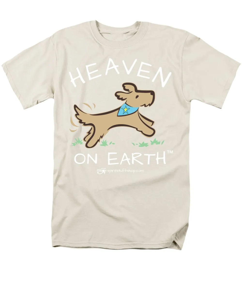 Pup/dog Heaven On Earth - Men's T-Shirt  (Regular Fit)