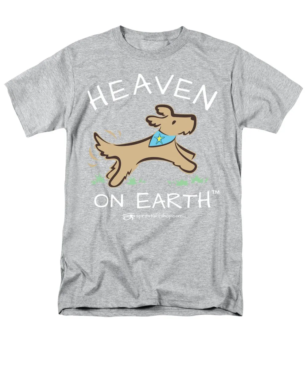 Pup/dog Heaven On Earth - Men's T-Shirt  (Regular Fit)