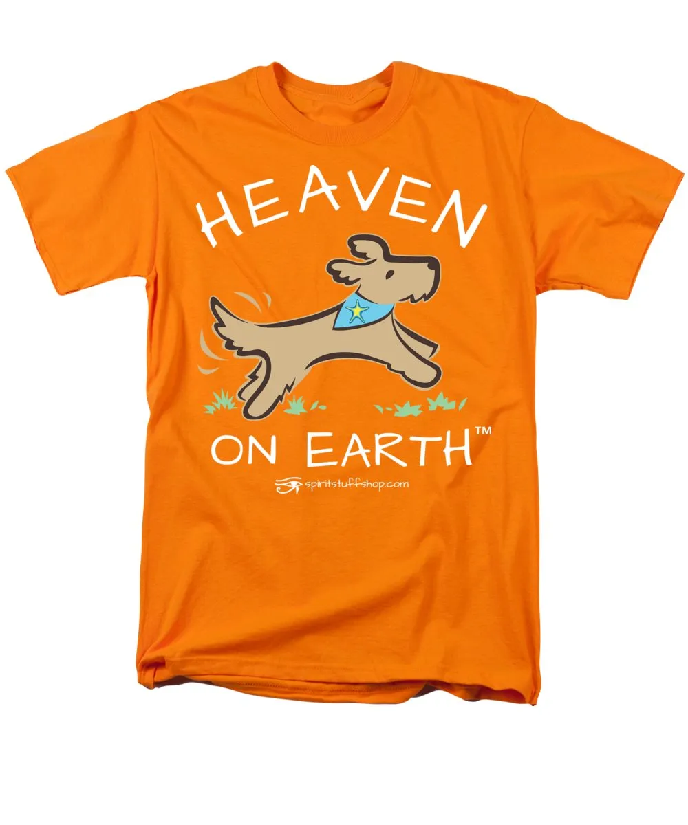 Pup/dog Heaven On Earth - Men's T-Shirt  (Regular Fit)