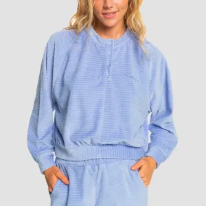 Quiksilver Newer Spot Sweatshirt Hydrangea - Womens