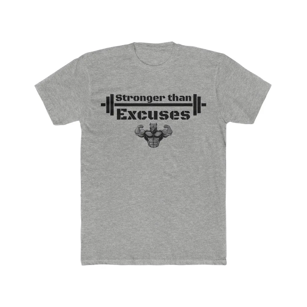 "Stronger Than Excuses" Men's Workout Tee