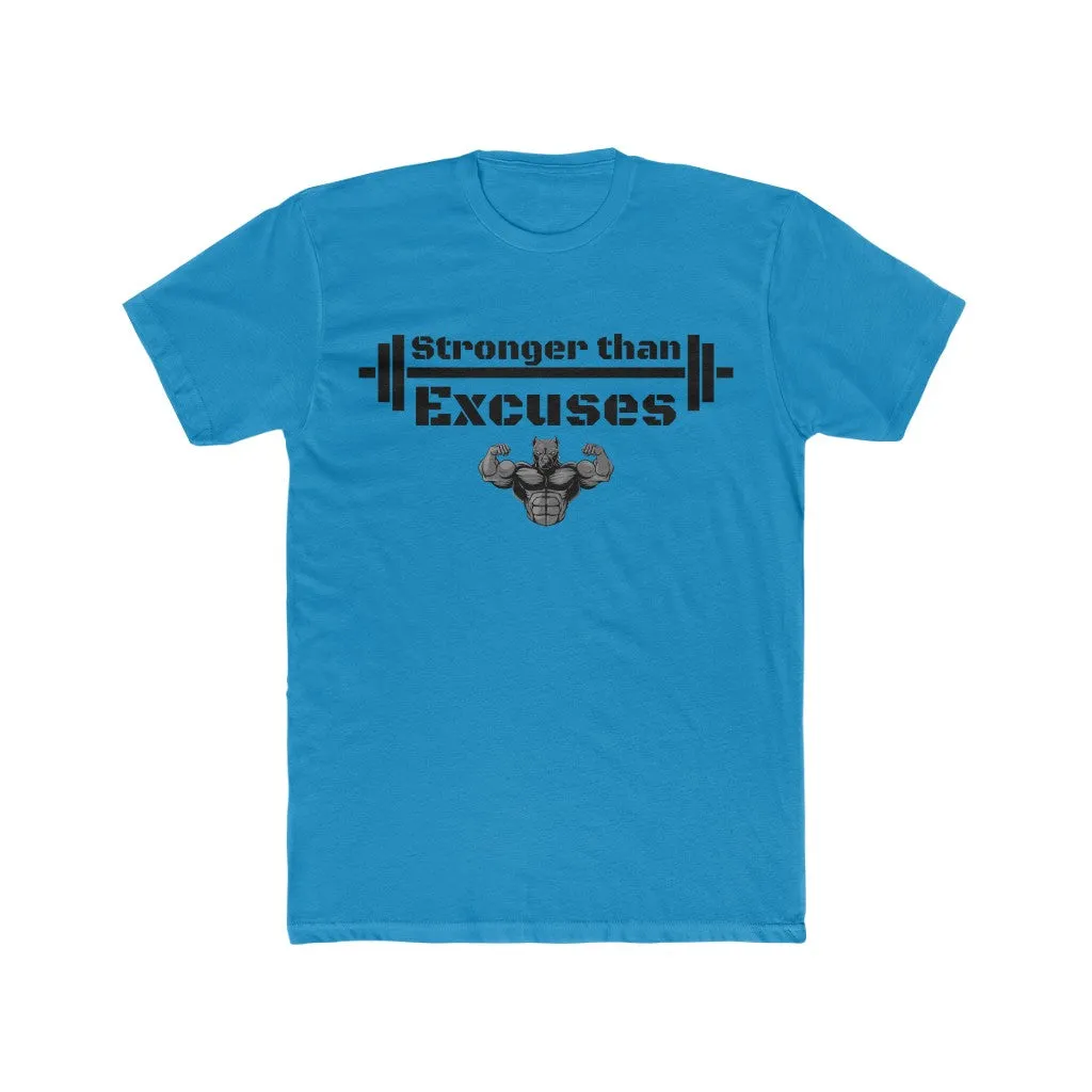 "Stronger Than Excuses" Men's Workout Tee