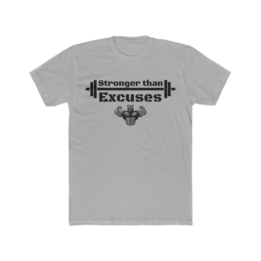 "Stronger Than Excuses" Men's Workout Tee