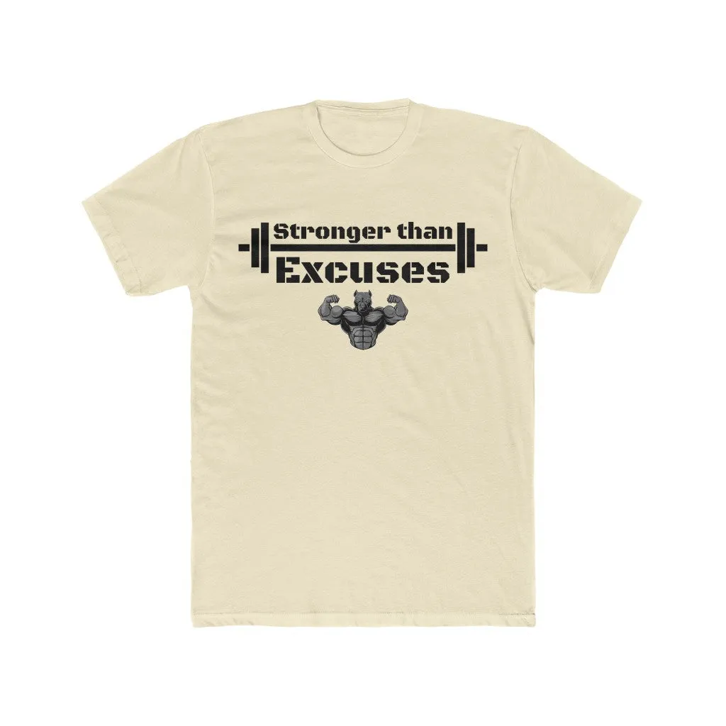 "Stronger Than Excuses" Men's Workout Tee