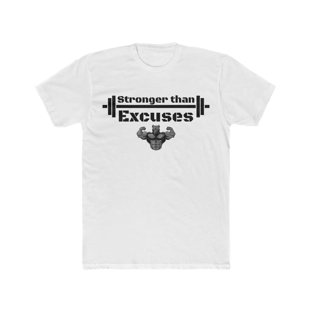 "Stronger Than Excuses" Men's Workout Tee