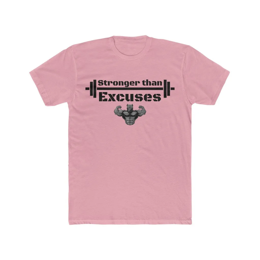 "Stronger Than Excuses" Men's Workout Tee