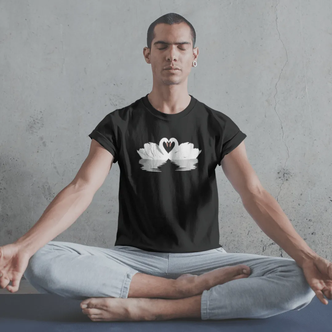 "Swan Love" T-shirt for Men