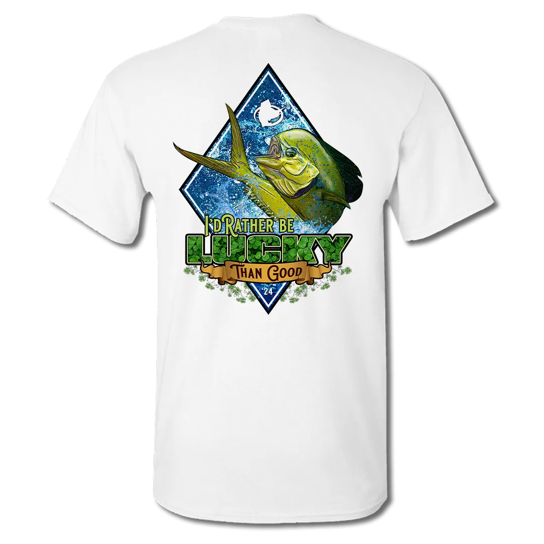 Rather Be Lucky - Mahi, Short Sleeve T Shirt