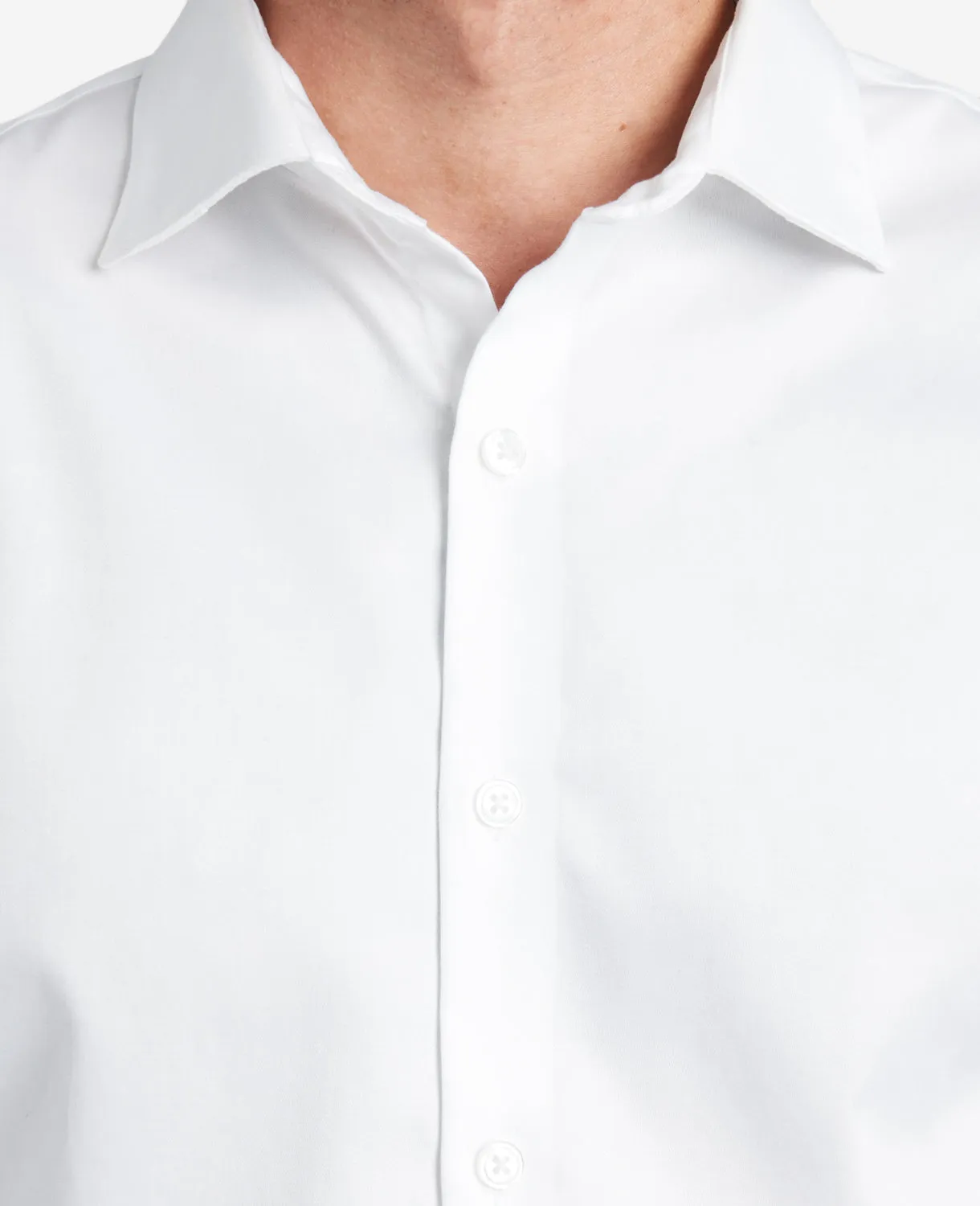 Regular-Fit Button-Down Stretch Dress Shirt with TEK FIT