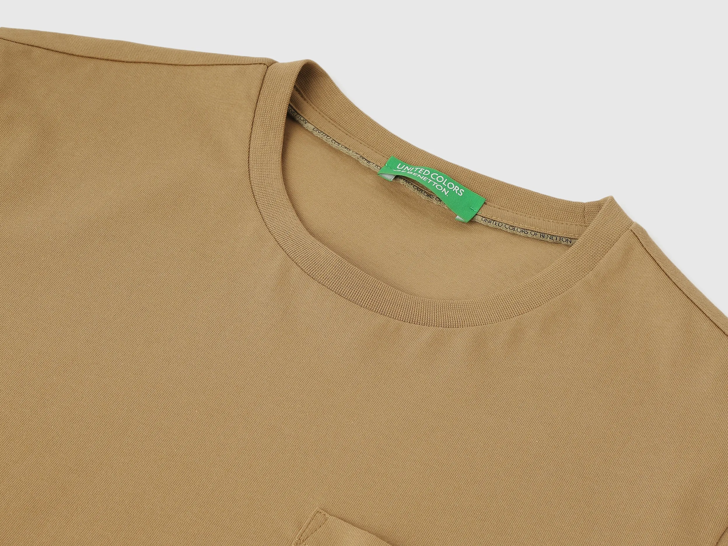 Regular Fit Round Neck Solid Tshirt