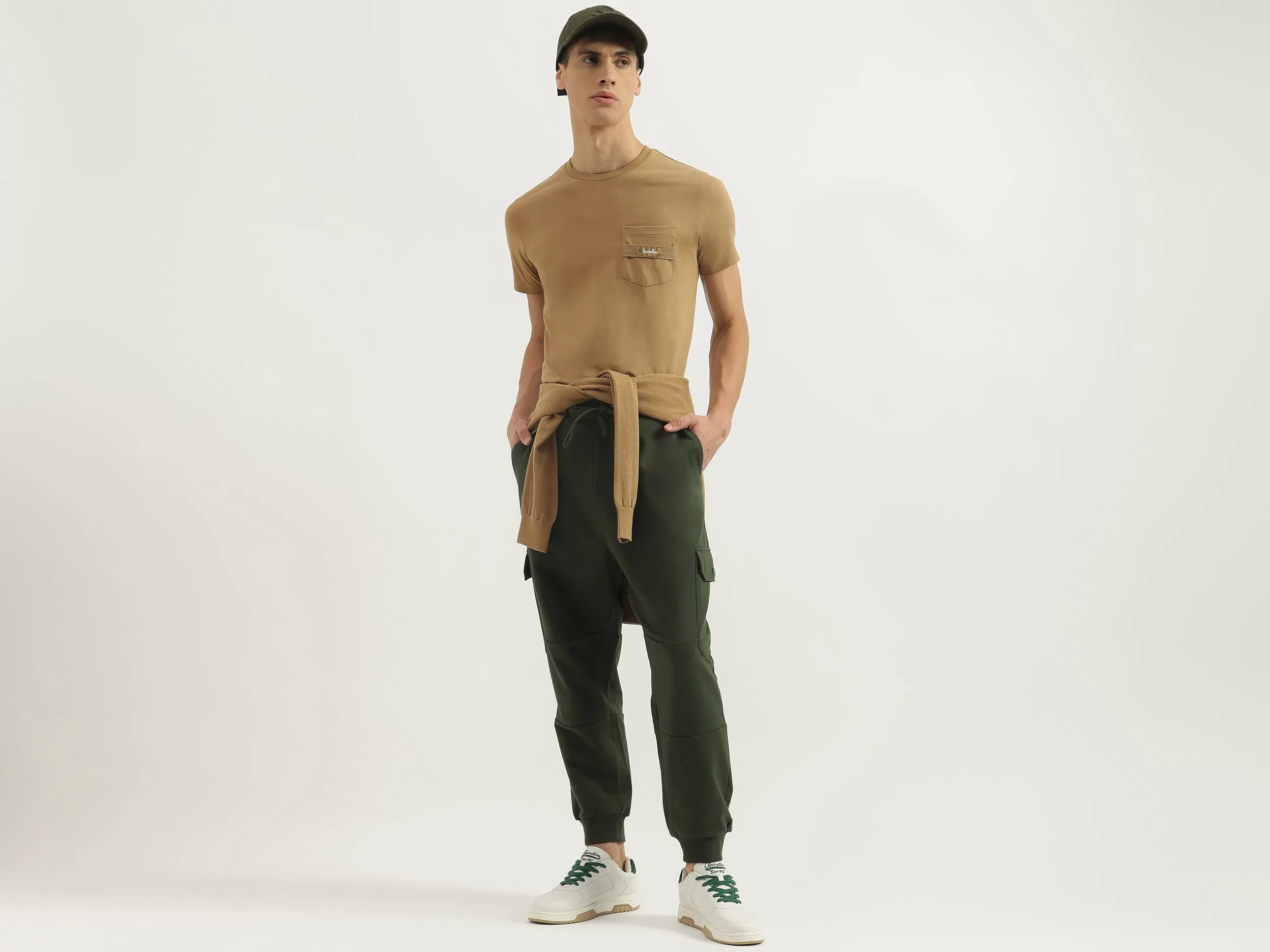 Regular Fit Round Neck Solid Tshirt