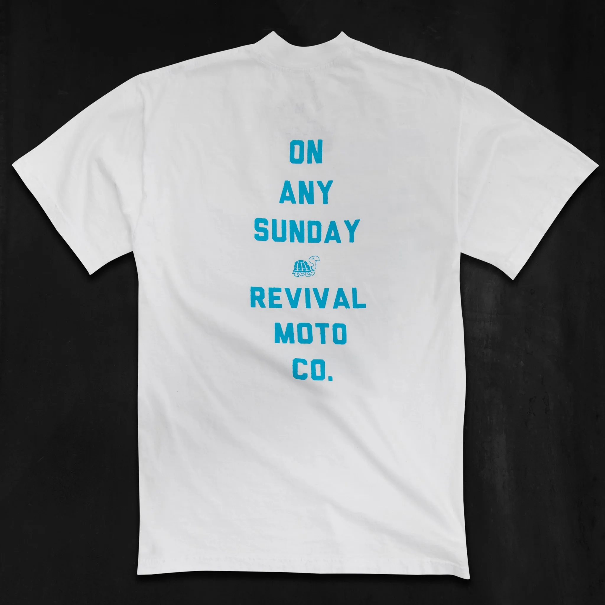 Revival X On Any Sunday Desert Racers T-Shirt - White