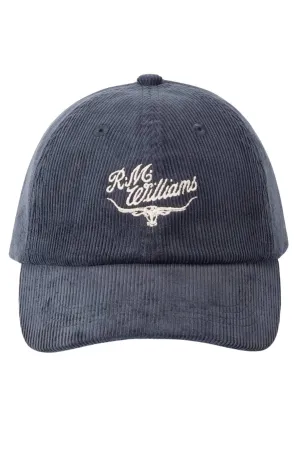 RM Williams Script Longhorn Cord Cap