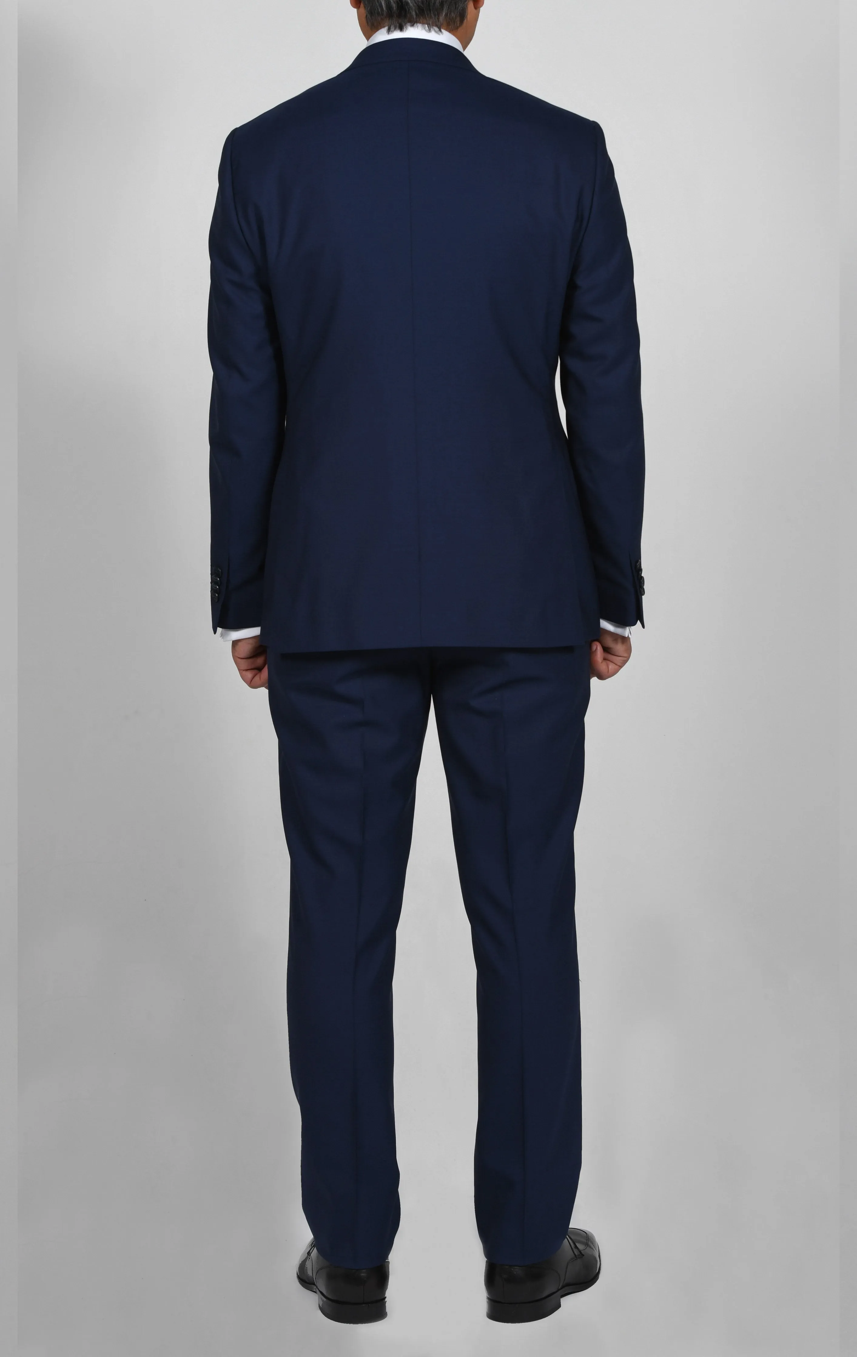 Royal Blue Slim Fit Wool Cashmere Suit