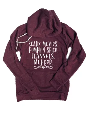 Scary Movies Fall Checklist Hoodie |  Unisex Triblend Hoodie